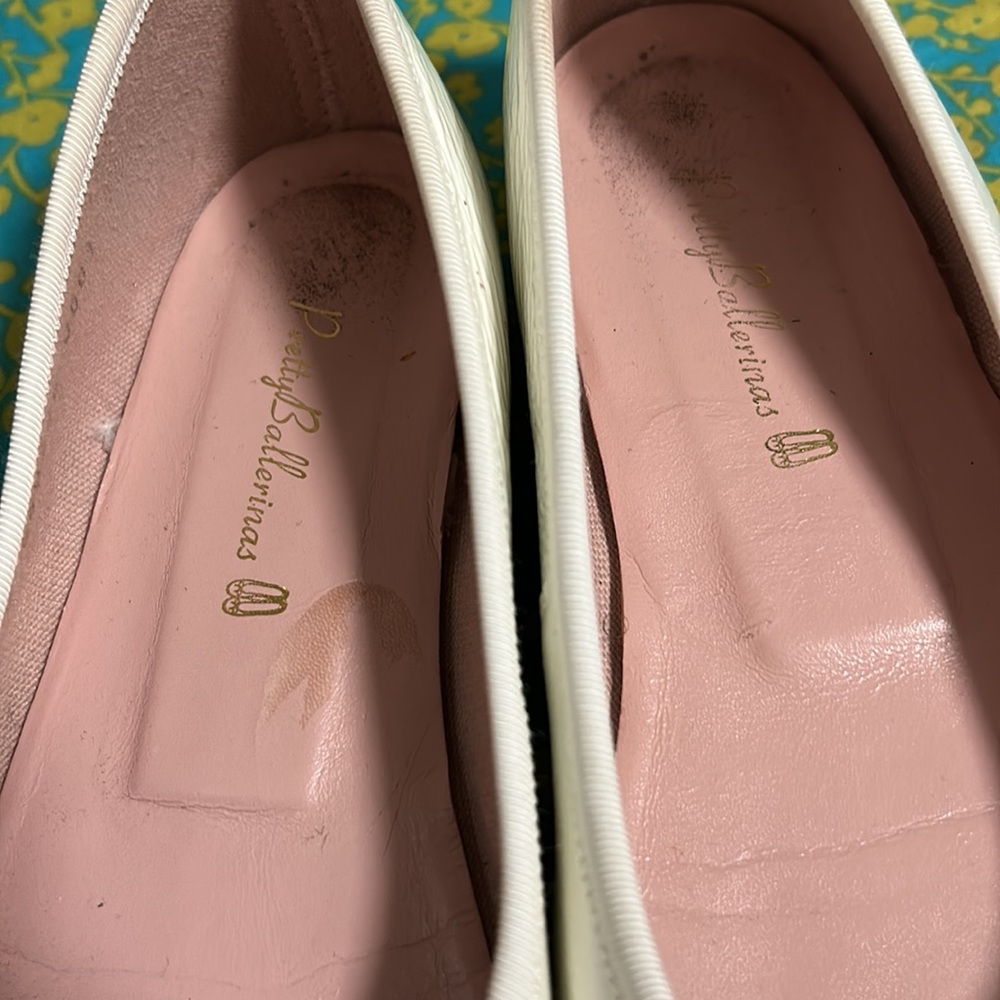 Pretty ballerinas white Rosario - Picture 2 of 16